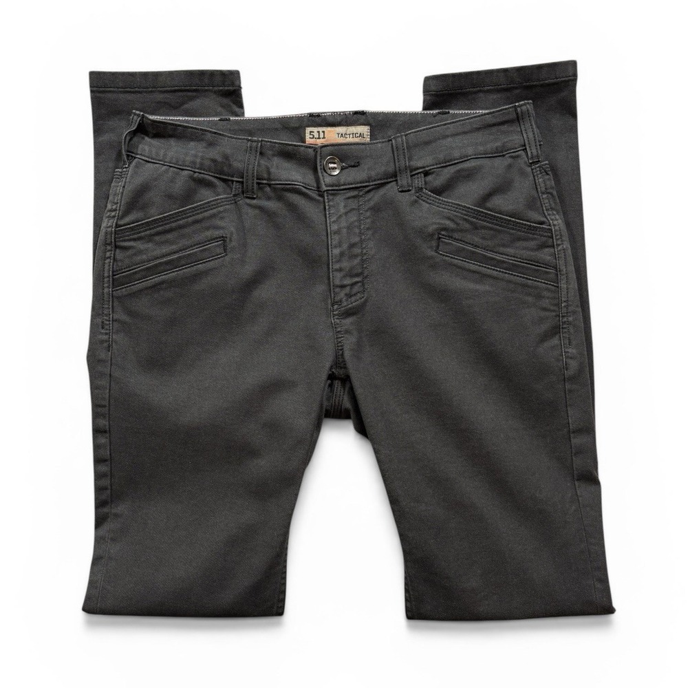 511 Tactical Women's Black Denim Jeans Moto Slim Stretch Size 8 (30x32) -1684